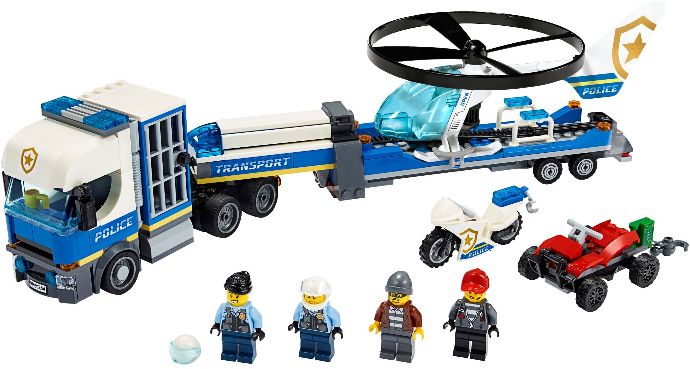 LEGO 60244 - Police Helicopter Transport